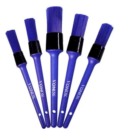 KIT DE 5 PINCELES PARA DETALLADO AUTOMOTRIZ – EXTERNO