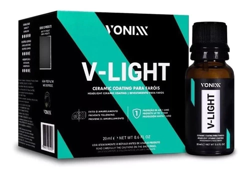 V-light Pro Sellador Cerámico De Ópticas Y Faros 20ml