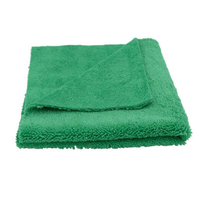 3d soft edgeless microfiber towel green