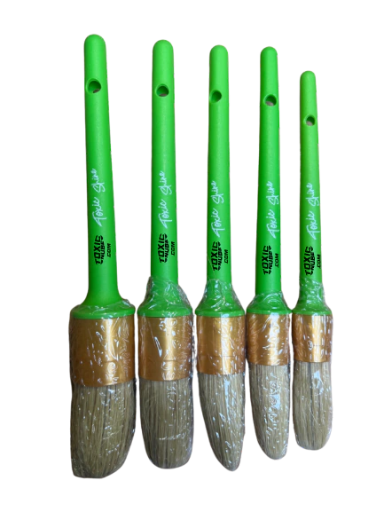 Kit x 5 pinceles de detallado Toxic Shine