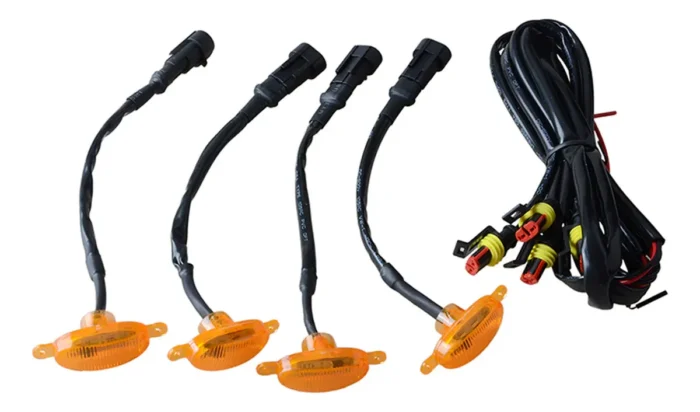 KIT 4 LUCES 4X4 ÁMBAR