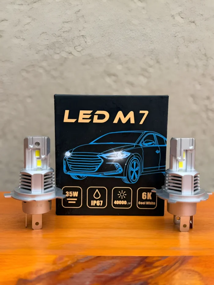 Kit Lamparas Cree Led M7 Chip Csp Ultra Slim Alto Brillo