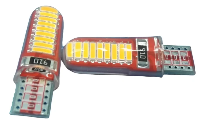 Led T10 Iron Man Ambar Siliconada