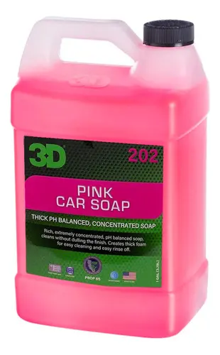 Pink car soap