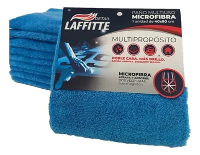 Microfibra Laffitte 40x80 Doble Cara Azul