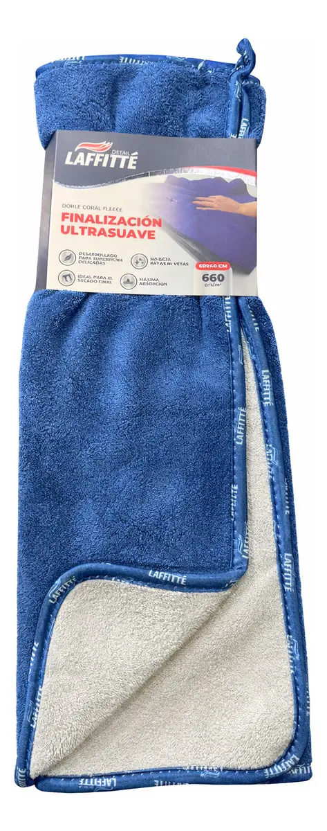 MICROFIBRA DE SECADO 60X40 DOBLE CORAL FLEECE 660GSM
