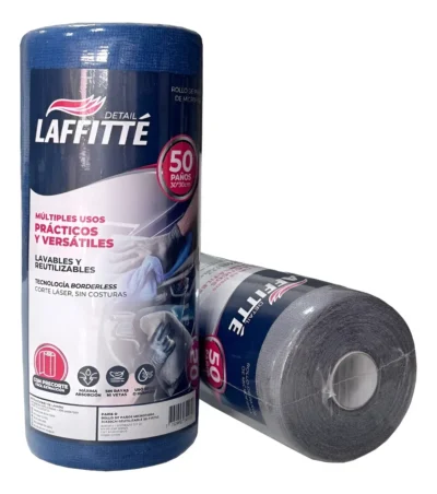 Rollo De 50 Paños Microfibra 30x30